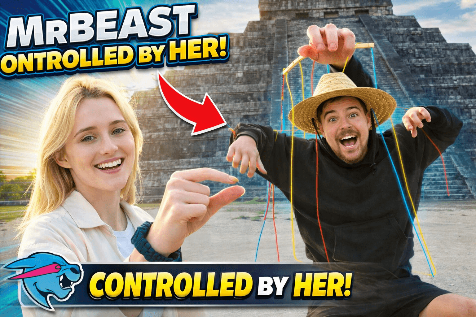 Viral YouTube Thumbnail - Made with Cre8Virals