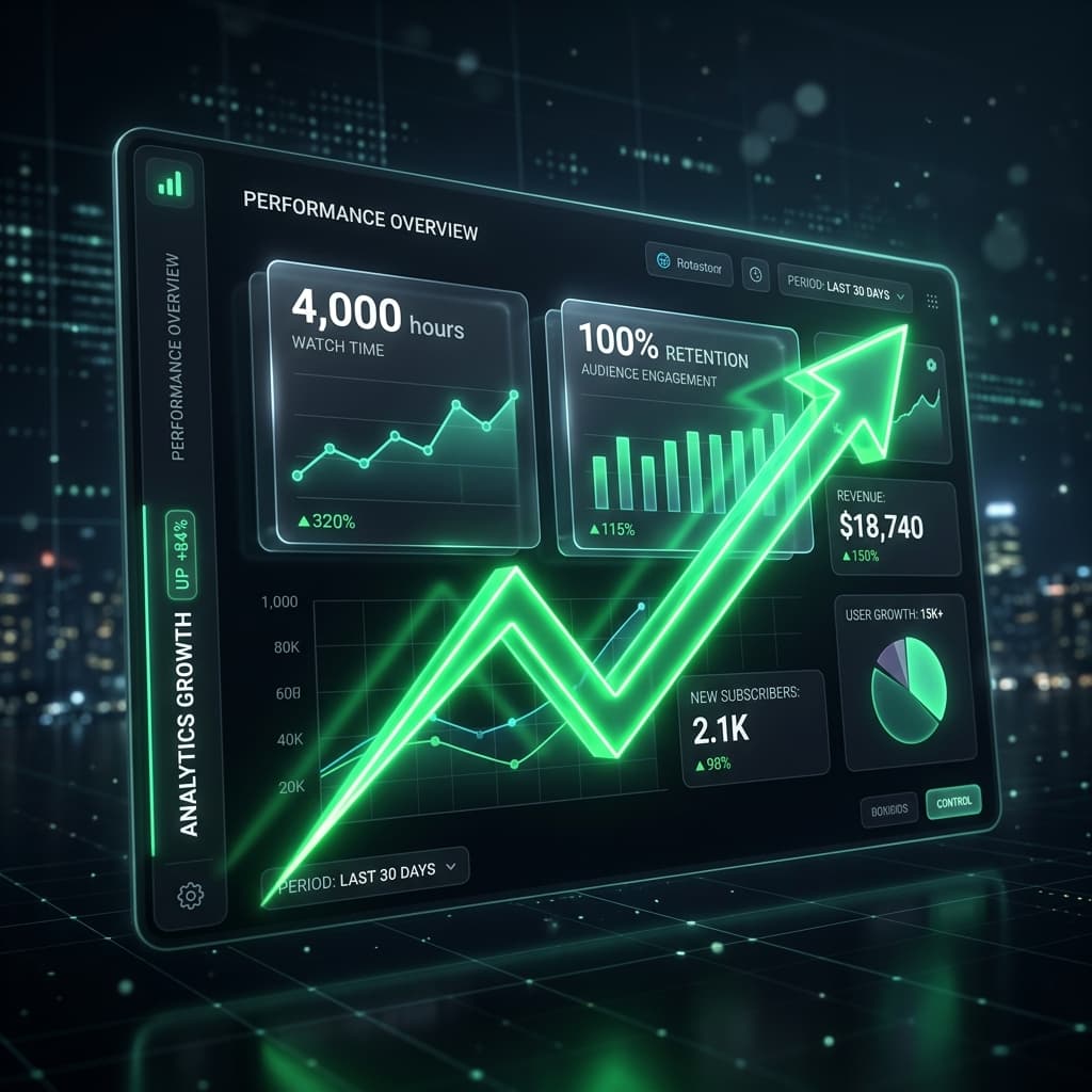 How to Get 4000 Watch Hours Fast: The 2026 Monetization Playbook