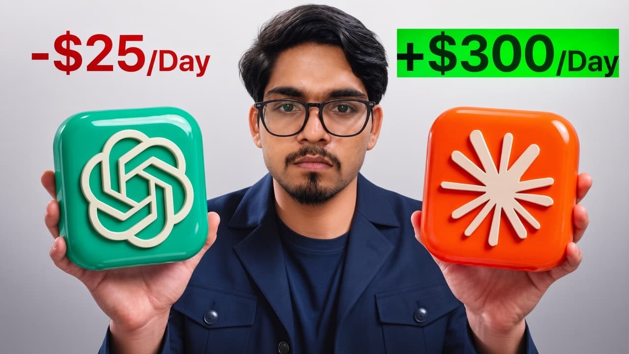 I Replaced ChatGPT with Claude (-$25 vs +$300/Day)