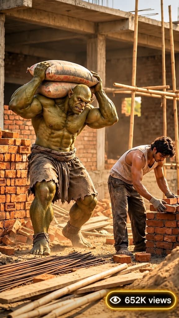 Orc construction viral short generated with Cre8virals